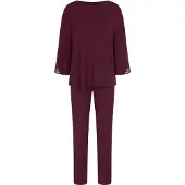 Triumph Pyjama ' Red Label Amourette ' bordeaux