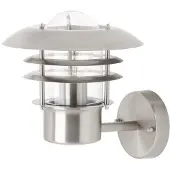 Brilliant RVS muurlamp Terrence
