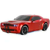 Amewi 1:20 RC modelauto voor beginners Elektro Straatmodel Muscle Car Onroad/Drift Rood 4WD RTR 2,4 GHz Met lichteffect, Incl. accu en laadkabel