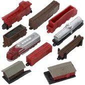 Safari speelset Train Toob junior 10 delig