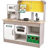 Hape Deluxe Kitchen With Fryer Transparant Kinderen