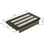Bosch F 026 400 579 Luchtfilter