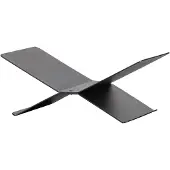Woood Brook Boekenstandaard/Boekenhouder - Metaal - Zwart - 12x29x17