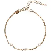 Alisia AL3857 GOLD-PLATED ARMBAND MET PARELS 1 STUK