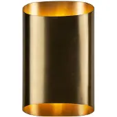 Atmooz Arturo wandlamp voor binnen – G9 – Geschikt voor woon-/slaapkamer – Kleur: goudbrons – Hoogte: 25 cm – Materiaal: metaal
