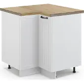 Vicco Hoekkast Fame-Line Wit Landhuis 80.5 cm , WB Eik, Model 45792
