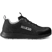 Sparco Traction Asan Werkschoenen S3S - Zwart/Zilver - Maat 41