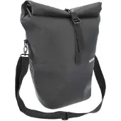 New Looxs Nyborg Single - Fietstas Enkel - Afneembare Schoudertas - 13 inch Laptopvak - Waterdicht Polyester - 17 liter - Zwart