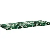 vidaXL 1-delig Bankkussen VUGHT 100% Polyester Bladpatroon