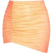 Missyempire Missy Empire Ombré-minirok met plooien voor dames (Oranje)