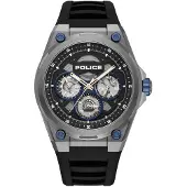 Police Analoog horloge zwart