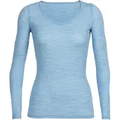 Icebreaker - Women's Siren L/S Sweetheart - Merino-ondergoed XS, blauw