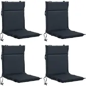 vidaXL Kussen voor lage rugstoel GEMERT 4 st 100% Polyester