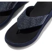 FitFlop Women F-Mode Toe Post Denim And Hotfix Dark Denim-Schoenmaat 41