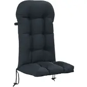 vidaXL Kussen voor Adirondack-stoel PUTTEN 100% Polyester Donkerblauw