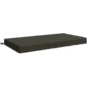 vidaXL Zitkussen SOEST 100% Polyester Antraciet 120 x 60 x 10 cm