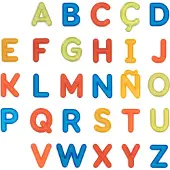 Miniland Mayculous Translucent Letters Oranje Kinderen