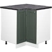 Vicco Hoekkast Fame-Line Groen-Goud Landhuis 80.5 cm , WB Antraciet, Model 46584