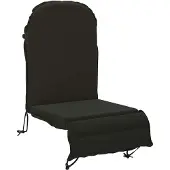 vidaXL Kussen voor Adirondack-stoel GEMERT 100% Polyester Zwart