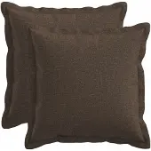 vidaXL Kussensloop 2 st HOUTEN Taupe 45 x 45 cm Faux Linnen