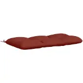 vidaXL Bankkussen VIANEN 100% Polyester Rood 110 x 60 x 12 cm