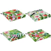 vidaXL Zitkussens SOEST 4 st 100% Polyester Meerkleurig 45 x 45 x 7 cm