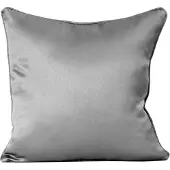 Chic Home Stijlvolle Kussenhoes 45x45 cm Staalgrijs - Luxe en Zacht