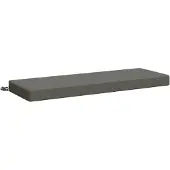 vidaXL Bankkussen SOEST 100% Polyester Grijs 110 x 40 x 8 cm