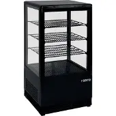Saro SC 70 Mini convectie koelvitrine - vrijstaand - zwart