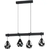 Eglo Design Hanglamp Townshend 7 Zwart