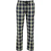 Schiesser Pyjamabroek ' Mix Relax ' donkerblauw / curry / grijs gemêleerd