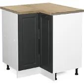 Vicco Hoekkast R-Line Antraciet landhuis 75.6 cm , WB Eik, Model 45742