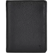 Esquire Leren Portemonnee Deer Cardsafe Wallet High Black Zwart