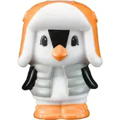 Klorofil De Winter Pickup Speelset - Speelgoedauto - Interactief Kinderspeelgoed - Met figuur uit de Pinguin familie - Vanaf 1.5 Jaar - 5-Delig - Kunststof