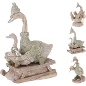Nampook Goose 15 cm 3ass Champagne kerst
