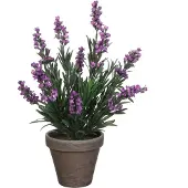 Mica Kunstplant Lavendel in pot, paars