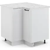 Vicco Hoekkast Fame-Line Wit Landhuis 80.5 cm , WB Marmer, Model 45993