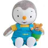 Jemini T'choupi - 30 cm Tchoupi plush toy with teddy bear