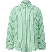 s.Oliver Blouse groen / lichtgroen / wit