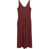 s.Oliver regular fit jumpsuit met strikceintuur van katoenmix