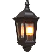 Konstsmide Klassieke Muurlamp Firenze Flat Zwart