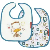Fisher-Price Slabbetjes Giraffe 22 X 28 Cm Junior Wit 2 Stuks
