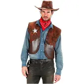 Finidi Verkleedwinkel: cowboy vest Jayden