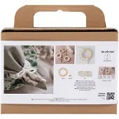 Creativ Company Mini Hobbyset Macramé Servetring Off-white