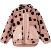 Liewood Fleece Jas - Teddy - Noam - MEGA Leo Spot/Pale Toscane - - 9 jaar (134) - Fleece Jassen