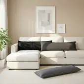 vidaXL Kussensloop HOUTEN Donkergrijs 40 x 145 cm Faux Linnen