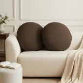 vidaXL Kussen met kussen HEERLEN 6 st Taupe Stof