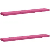 vidaXL 2-delige Bankkussens VUGHT 2 st 100% Polyester Roze