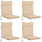vidaXL Kussen voor lage rugstoel GEMERT 4 st 100% Polyester