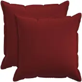 vidaXL Kussensloop 2 st HOUTEN Wijnrood 70 x 70 cm Faux Linnen
